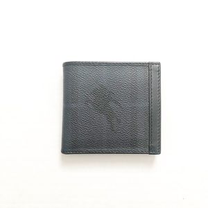 New Burberry Men’s Navy Check Billfold Wallet
